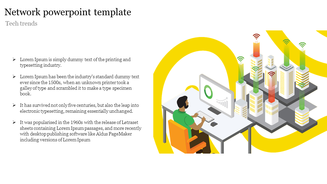 Network powerpoint template